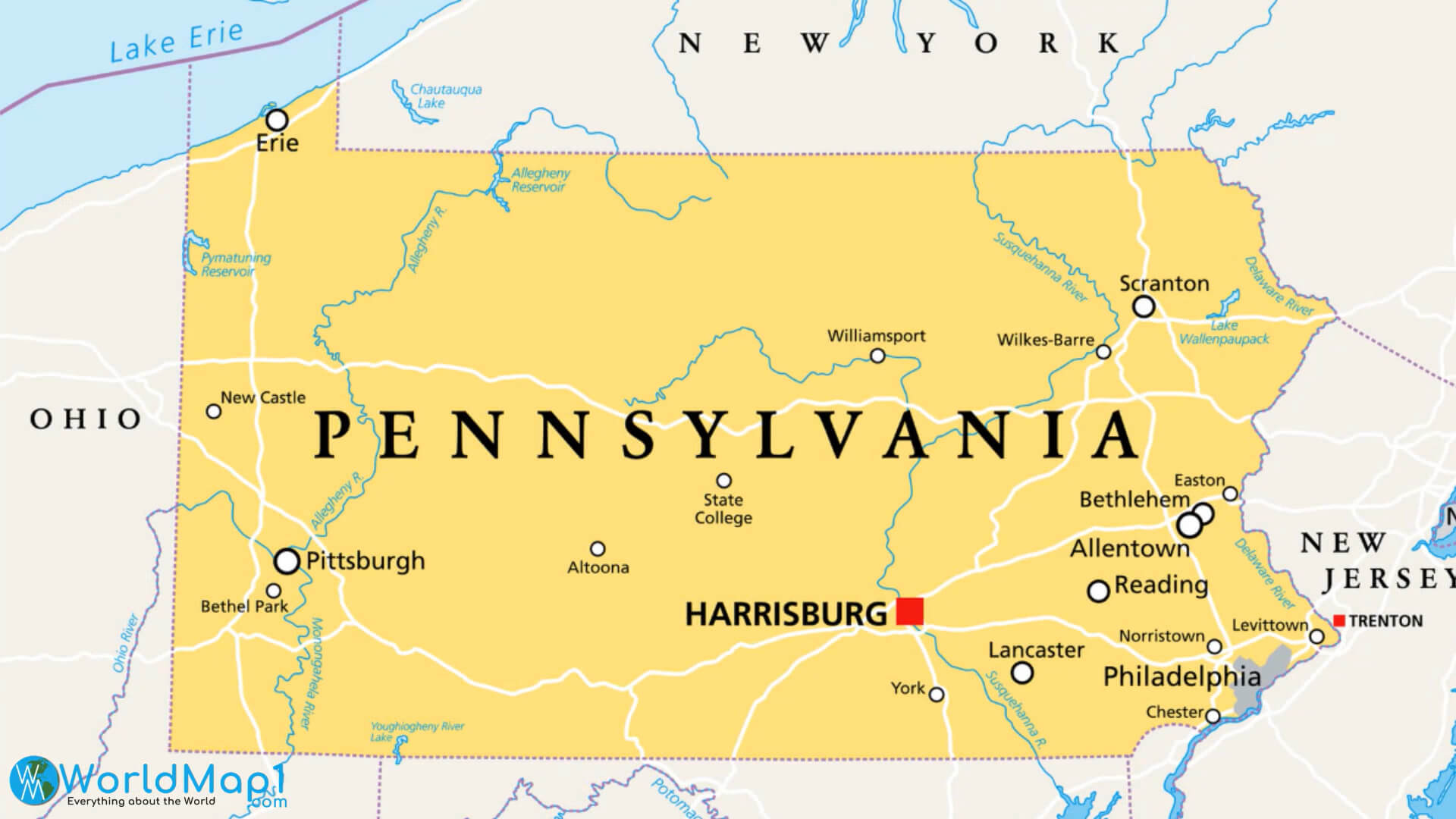 Pennsylvania Map